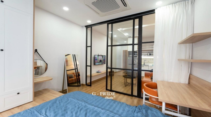 Newly Building Serviced Apartment For Rent in Phan Dinh Phung Street Phu Nhuan HCMC