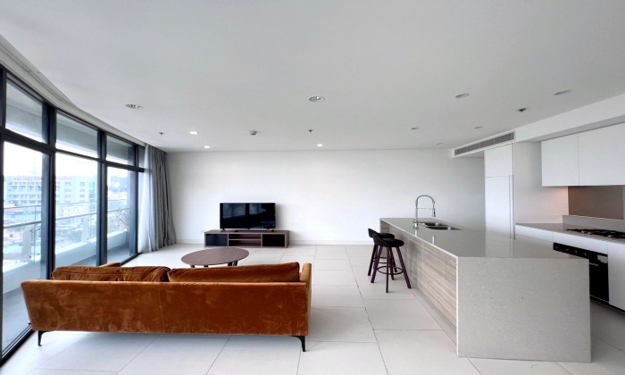 Two Bedroom City Garden Apartment For Rent in Binh Thanh HCM