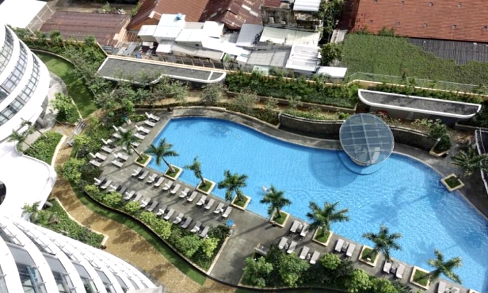 Pool view City Garden Apartment for rent in Binh Thanh HCM 