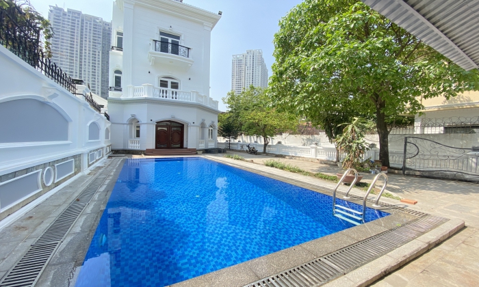 Four Bedroom Villa for rent in Nguyen U Di Street Thao Dien Ward HCMC