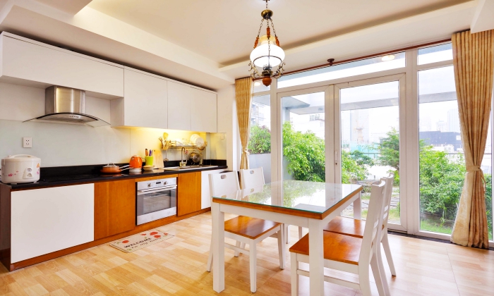 Small Penthouse Apartment for rent in District 1 HCMC