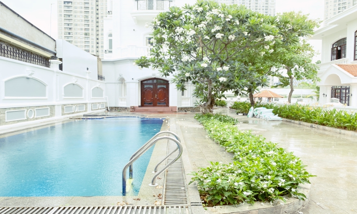 New Villa For Rent in Nguyen U Di St Thao Dien HCMC