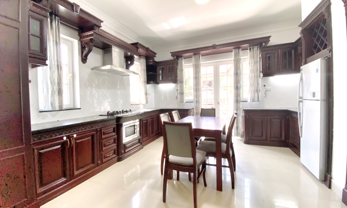 Three Bedroom Saigon Sen Serviced apartment For Rent in Thao Dien HCM