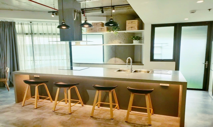 Four Bedroom City Garden Apartment For Rent in Binh Thanh HCMC