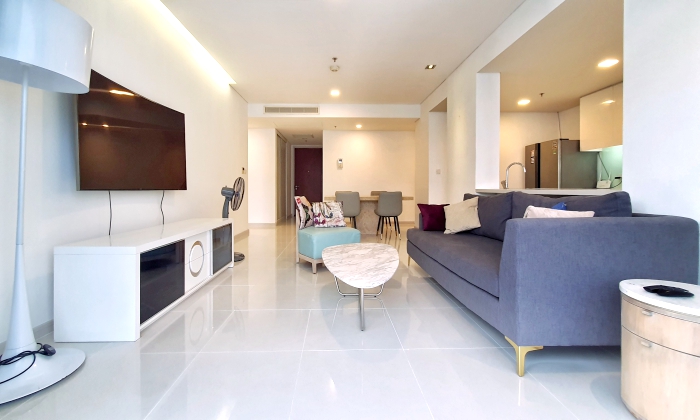New Repaint Three Bedroom City Garden Apartment For Rent HCM