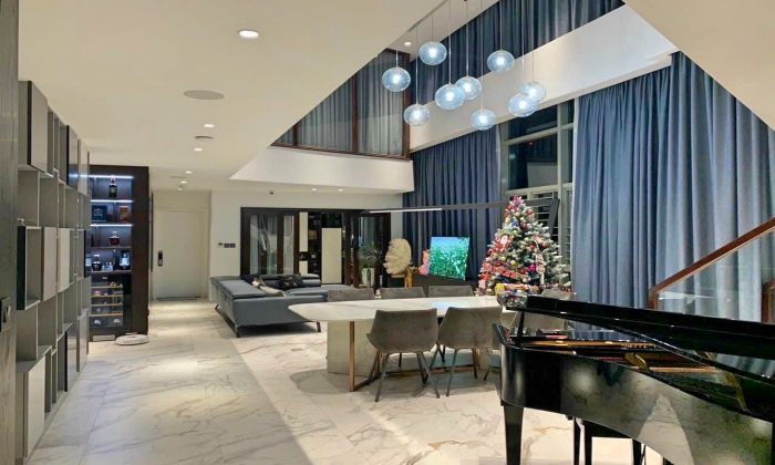 Wonderful Unfurnished Penthouse The Vista An Phu For Rent HCMC