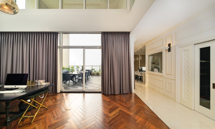 So Luxury Penthouse Thao Dien Pearl Apartment For Rent HCMC