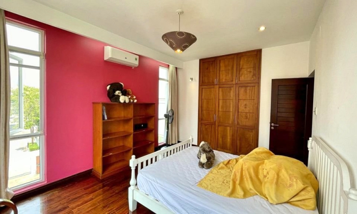 Garden and Nice Pool Villa For Rent in Thao Dien  Compound HCM