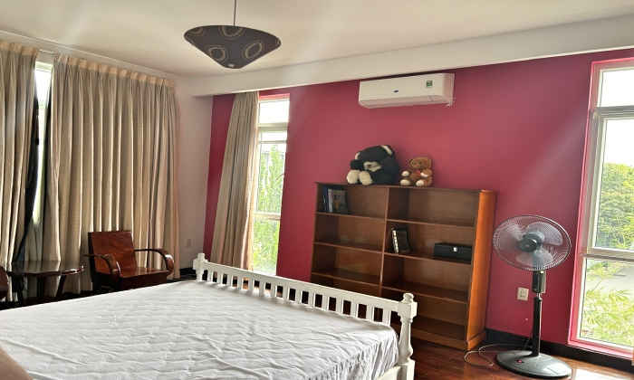 Garden and Nice Pool Villa For Rent in Thao Dien  Compound HCM