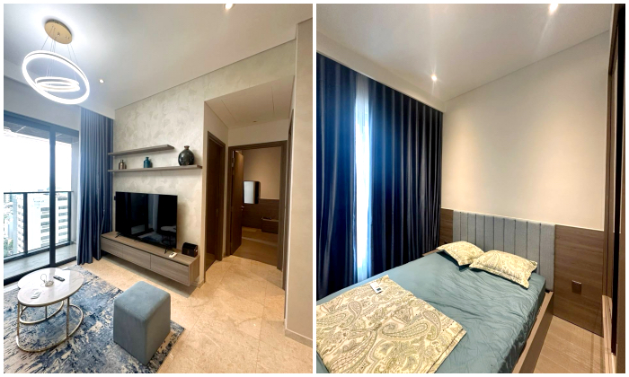 Simply Furniture 02 Bedroom The Marq District 1 Apartment For Rent HCM