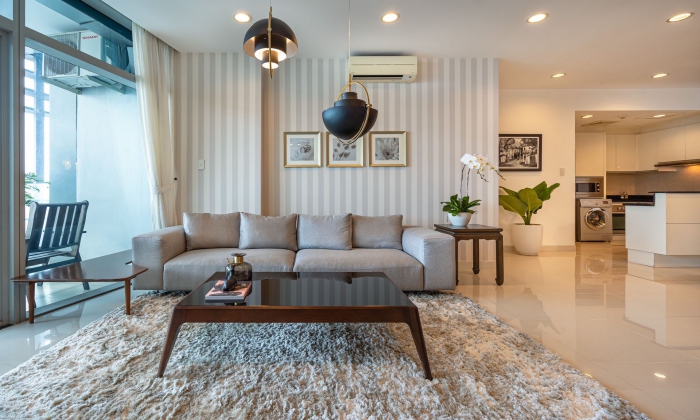 Renovation Three Bedroom Apartment For Rent in Sailing Tower District 1 HCMC