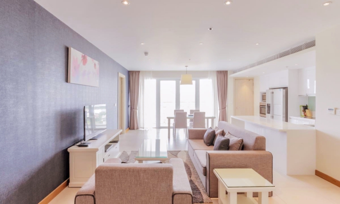 Spacious 125Sqm Two Bedroom Apartment For Rent in Diamond Island District 2 HCMC