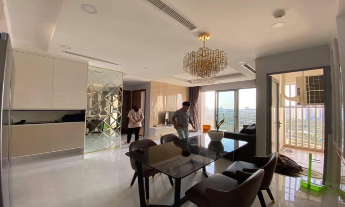 Fully Furnished Two Bedroom Apartment For Rent in Palm Height District 2 Ho Chi Minh CIty