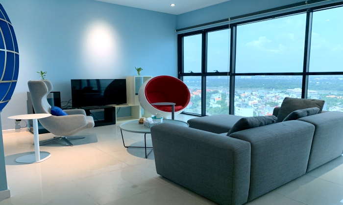 Furnished Three Bedroom Apartment For Rent in Ascent Thao Dien Thu Duc City
