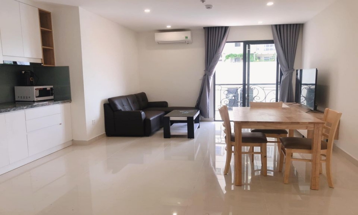 Nice Balcony Two Bedroom Serviced Apartment in Road 66 Thao Dien District 2 HCMC