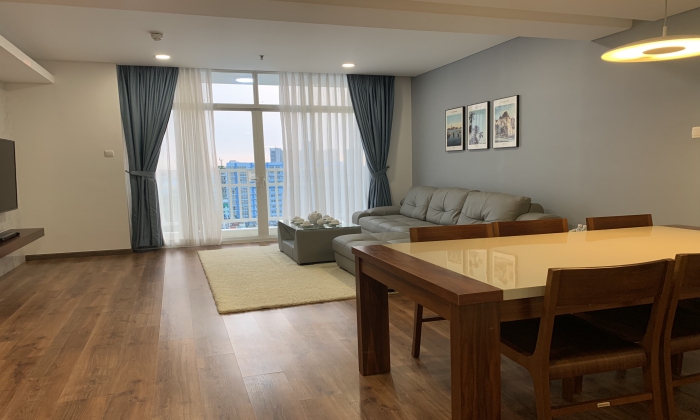 Spacious Clean and Modern Three Bedroom An Phu Plaza Serviced Apartment in District 3 HCMC