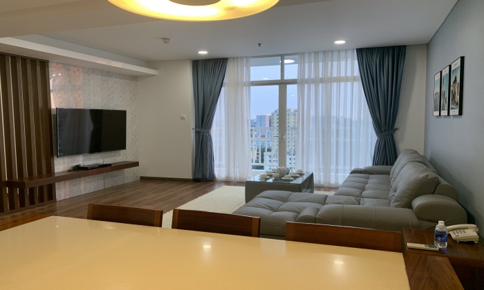 Spacious Clean and Modern Three Bedroom An Phu Plaza Serviced Apartment in District 3 HCMC