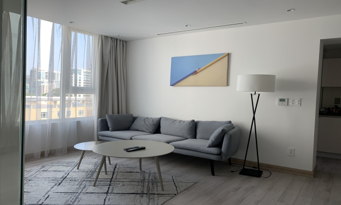 Modern Single Bedroom and Study Room Leman Apartment For Rent in District 3 HCMC