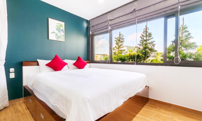 Garden Top Floor One Bedroom Apartment For Rent in Le Van Sy Tan Binh District HCMC