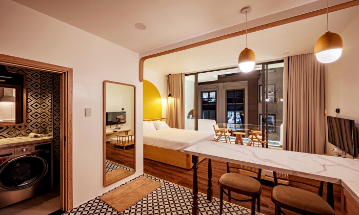 H Maison Studio Serviced Apartment For Rent in Tan Vien Street Tan Binh District HCMC