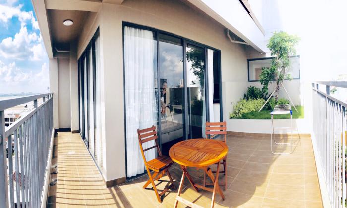 Amazing Balcony Two Bedroom Serviced Apartment in Tan Binh District HCMC 
