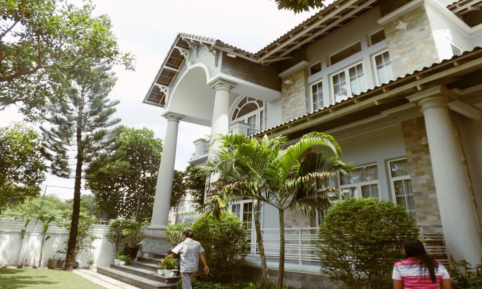 Nice Four Bedrooms Villa For Rent in Nguyen Van Huong St HCMC