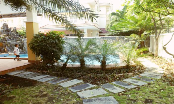 Big Swimming Pool Villa For Rent in Thao Dien District 2 HCMC 