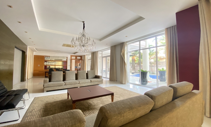 Spacious Modern Furnished Villa For Rent in An Phu District 2 Ho Chi Minh City