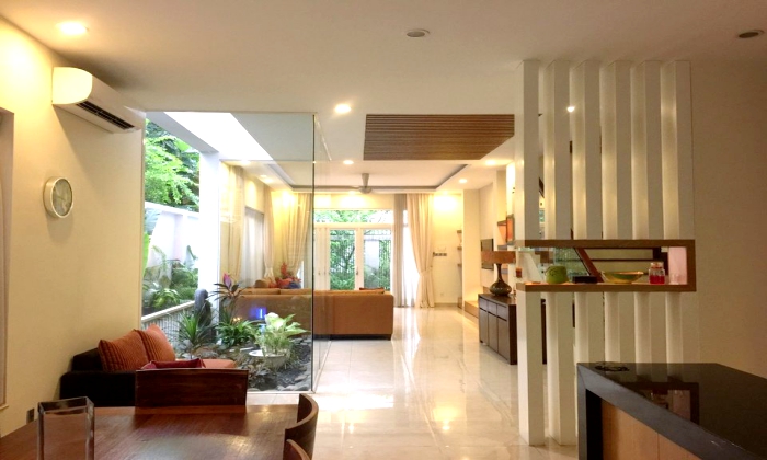 Furnished Modern House For Rent in Compound Nguyen Van Huong St Thao Dien District 2 HCMC