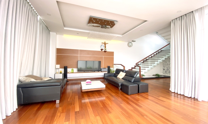 Super Modern Three Bedroom Villa For Rent in Road 43 Thao Dien Thu Duc City 